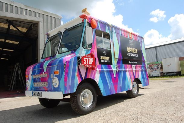 Retro Sampling Van hire