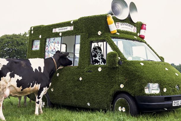 Inchmere Event Design LTD, ice cream van hire vehicle sampler Innocent