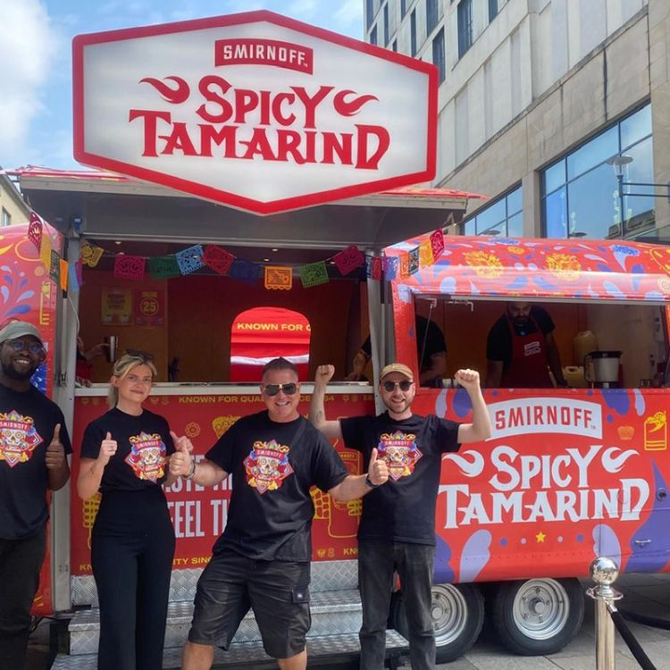 Inchmere Design Smirnoff Spricy Tamarind promotional airstream 